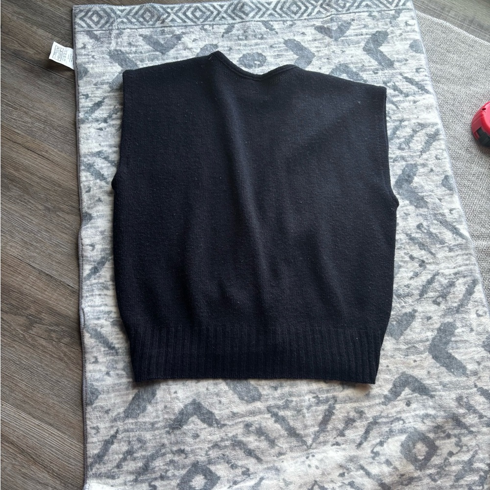 Vintage (like) Babaa/Ozma like Cropped Button Front SweaterVest top XS/S EUC - Picture 11 of 16